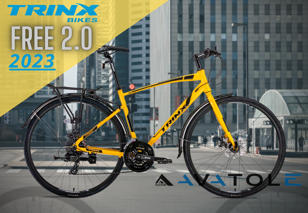 Xe đạp touring 2023 TRINX FREE 2.0, Khung sườn hợp kim nhôm cao cấp SIZE 47