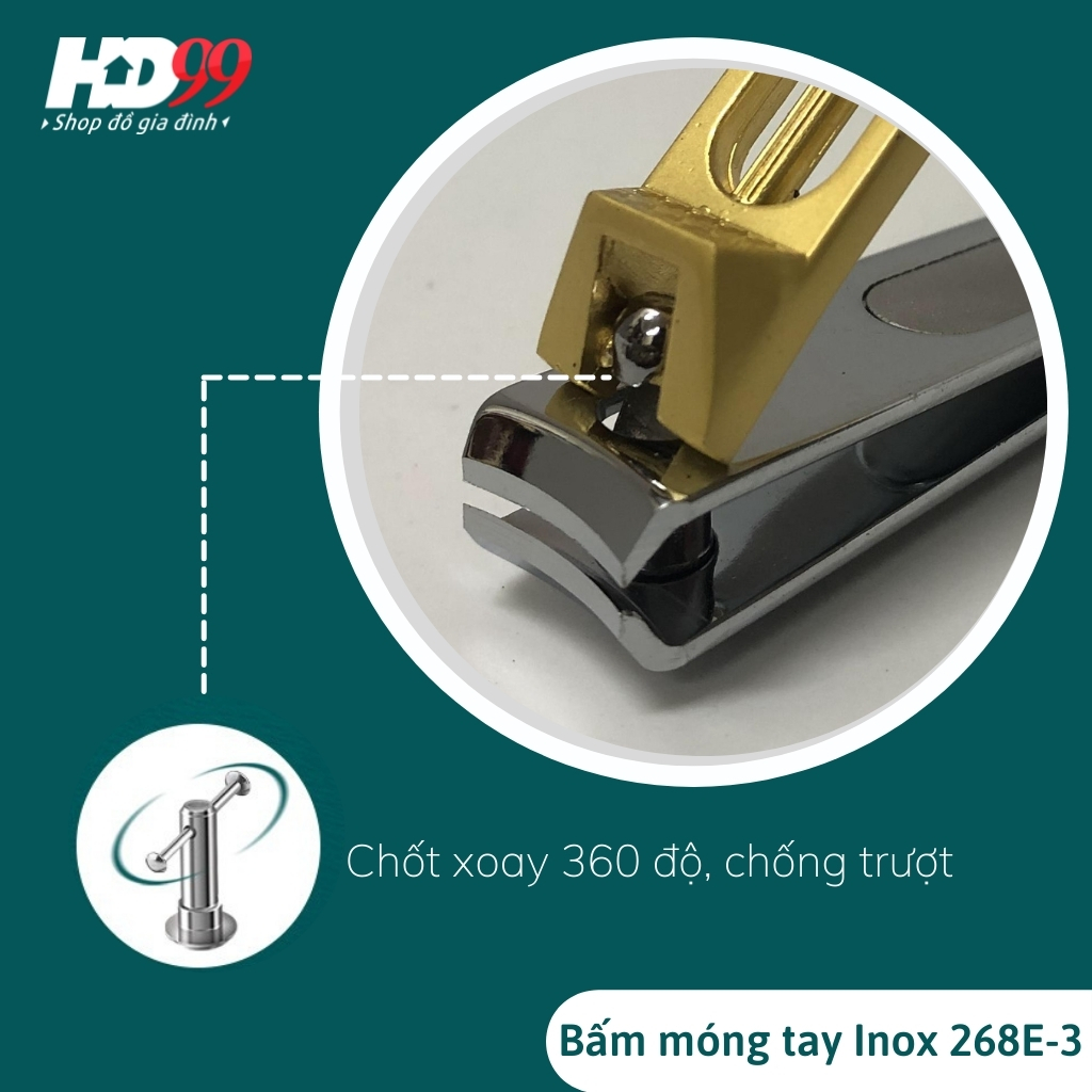 Bấm Móng Tay Móng Chân HD99 MS 268E-3 Cao Cấp