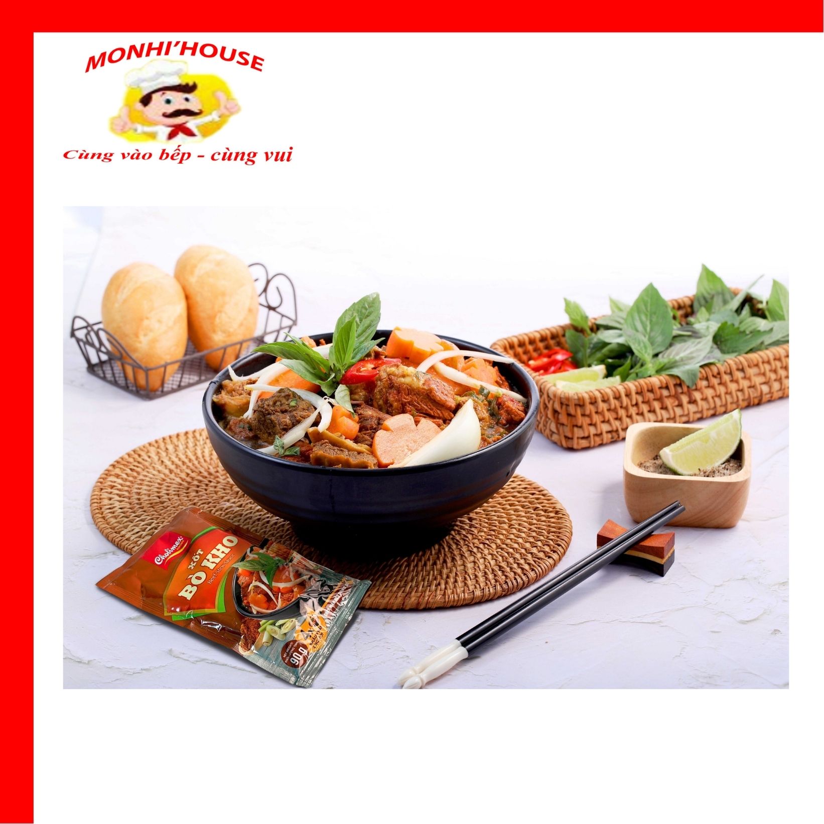 Xốt Bò Kho Cholimex gói 90g