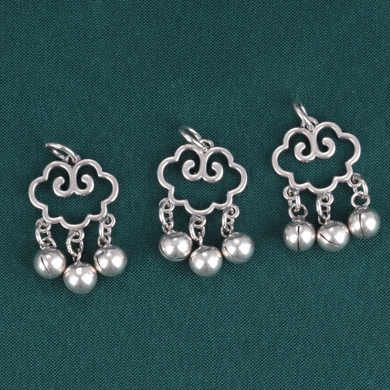 [S925] Charm bạc khánh treo chuông - MH792