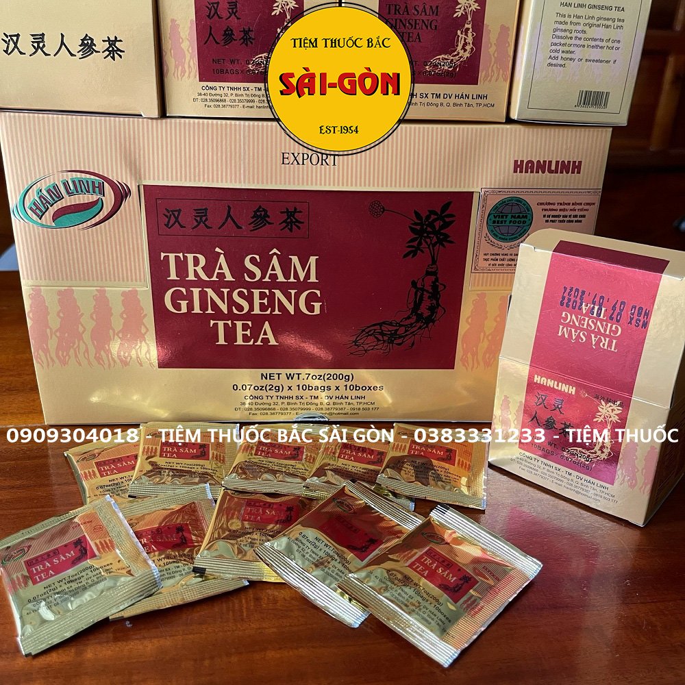 [HCM]TRÀ SÂM HÒA TAN HÁN LINH 100 GÓI