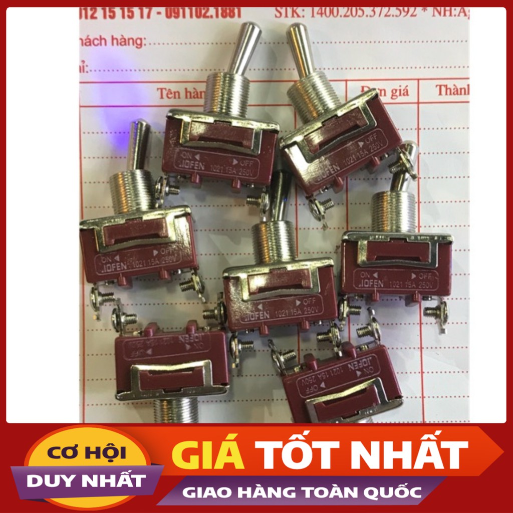 ⚡ 5 chiếc công tắc on off 2 chân cao cấp ⭐