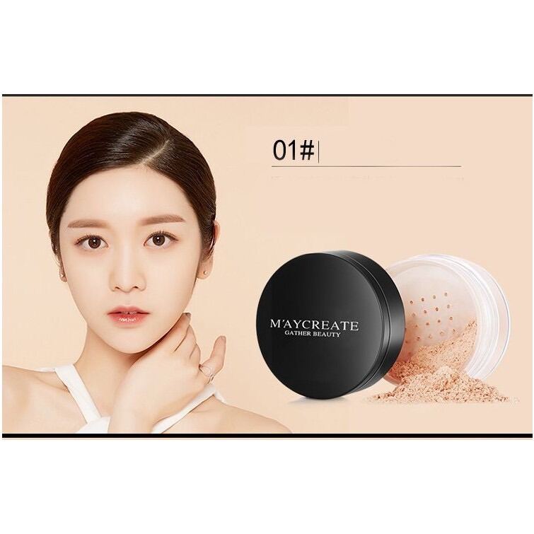 (Sale giá gốc) Phấn phủ che khuyết kiềm dầu tốt Maycreate PP49