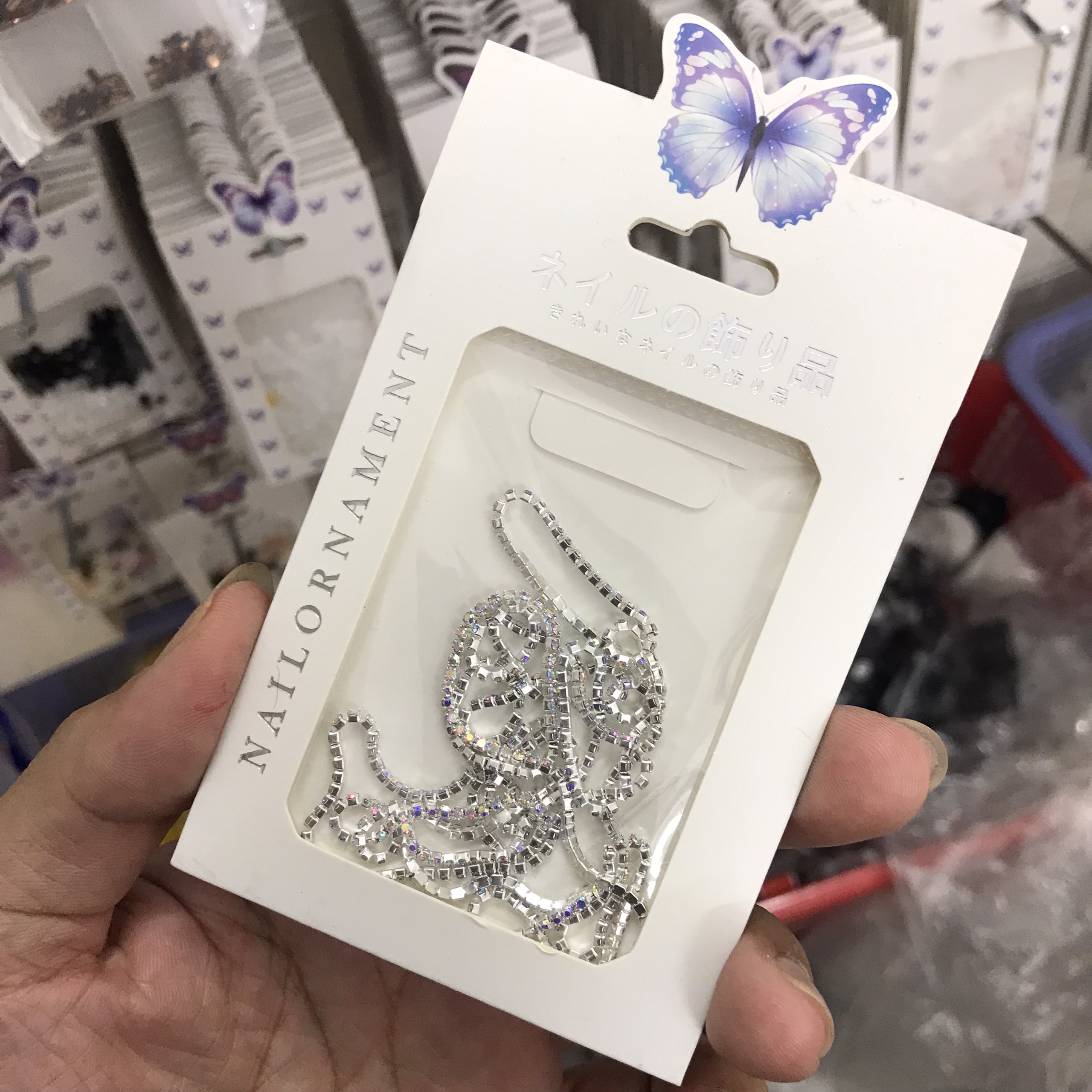 Đá dây đính móng siêu sáng - Dạng dây dài