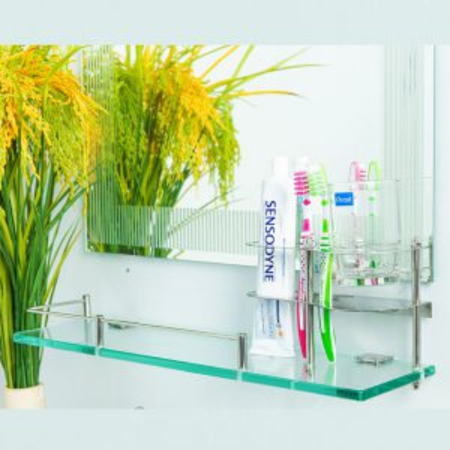 Kệ kính để dưới gương nhà tắm thông minh