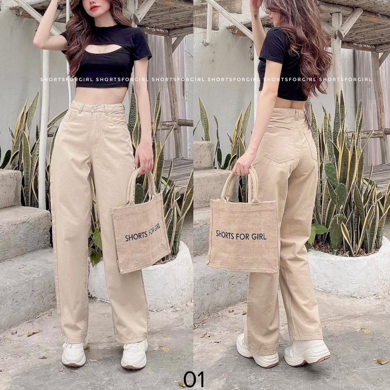 Quần jeans nữ ống suông đủ màu tha hồ lựa chọn giá chỉ 99k duy nhât tại dong phuong fashion