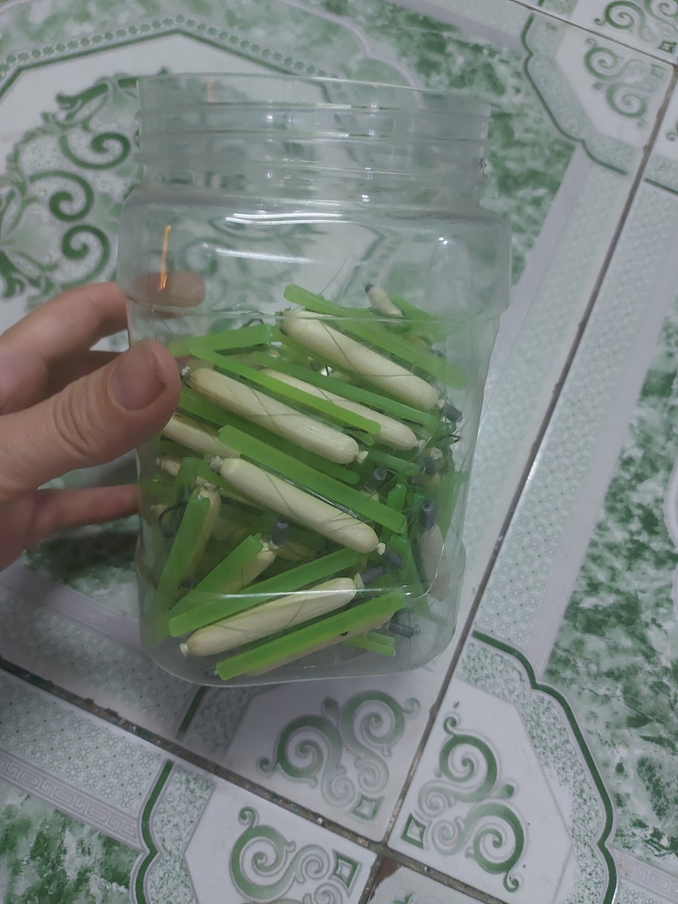 Combo 5 - 50  bộ dây phao lưỡi câu cá rô , cá trê