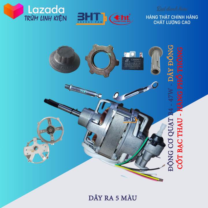 MOTER B4-47W / 220V FULL PHỤ KIỆN