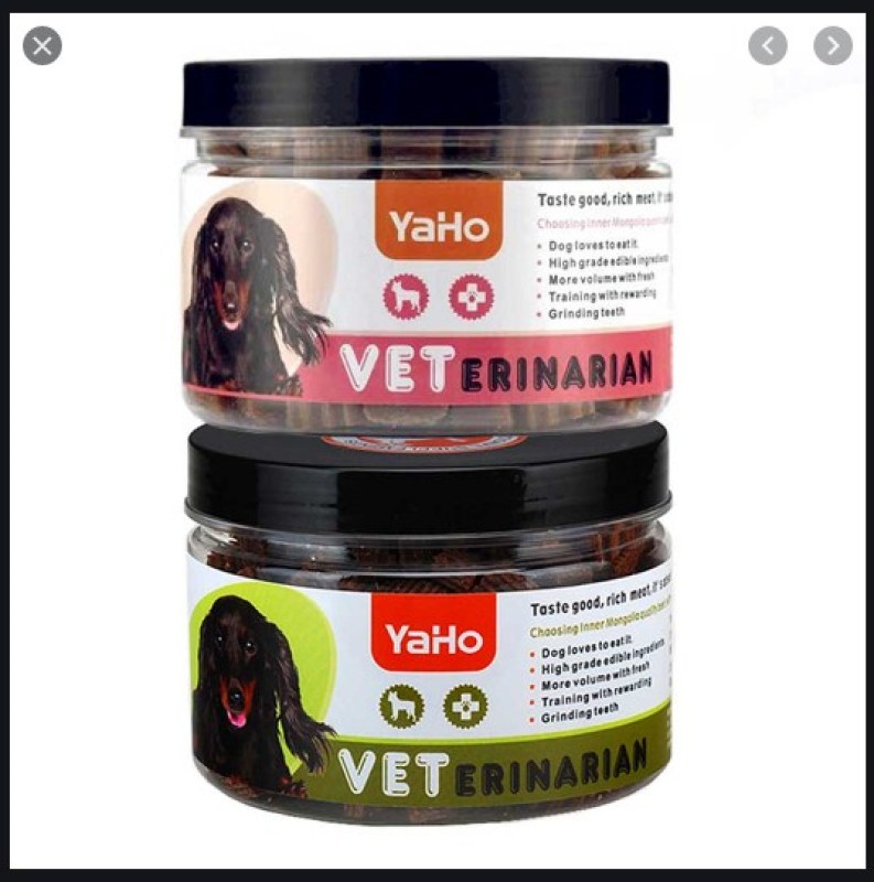 Bánh thưởng Thịt viên cho Chó YaHo hộp 200 viên. 275gr.