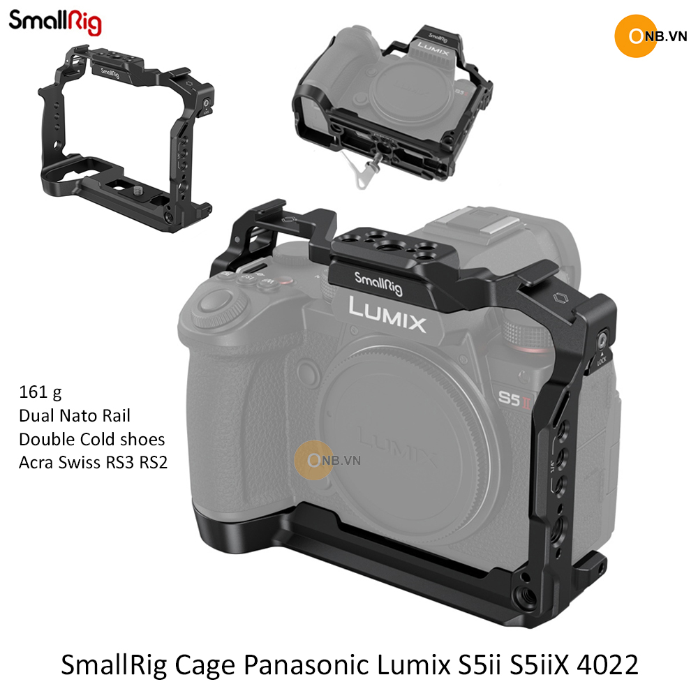 Smallrig cage panasonic lumix g9ii s5ii s5iix 4022