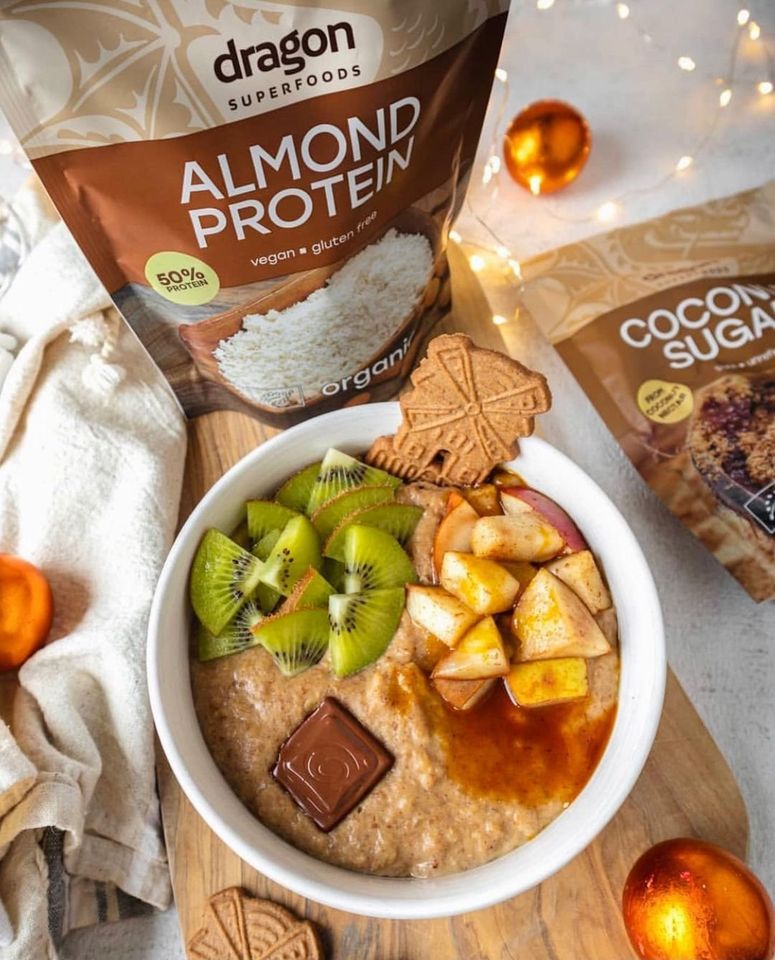 Bột hạnh nhân hữu cơ (Dragon Superfoods, Organic Almond Flour) - 200gr