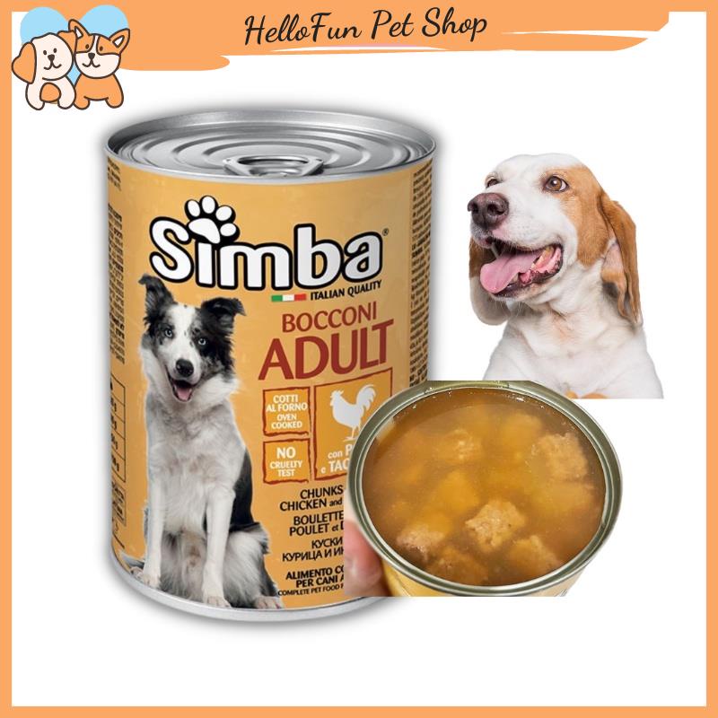 [HOT] Pate Simba cho chó vị gà tây (Lon 415g)
