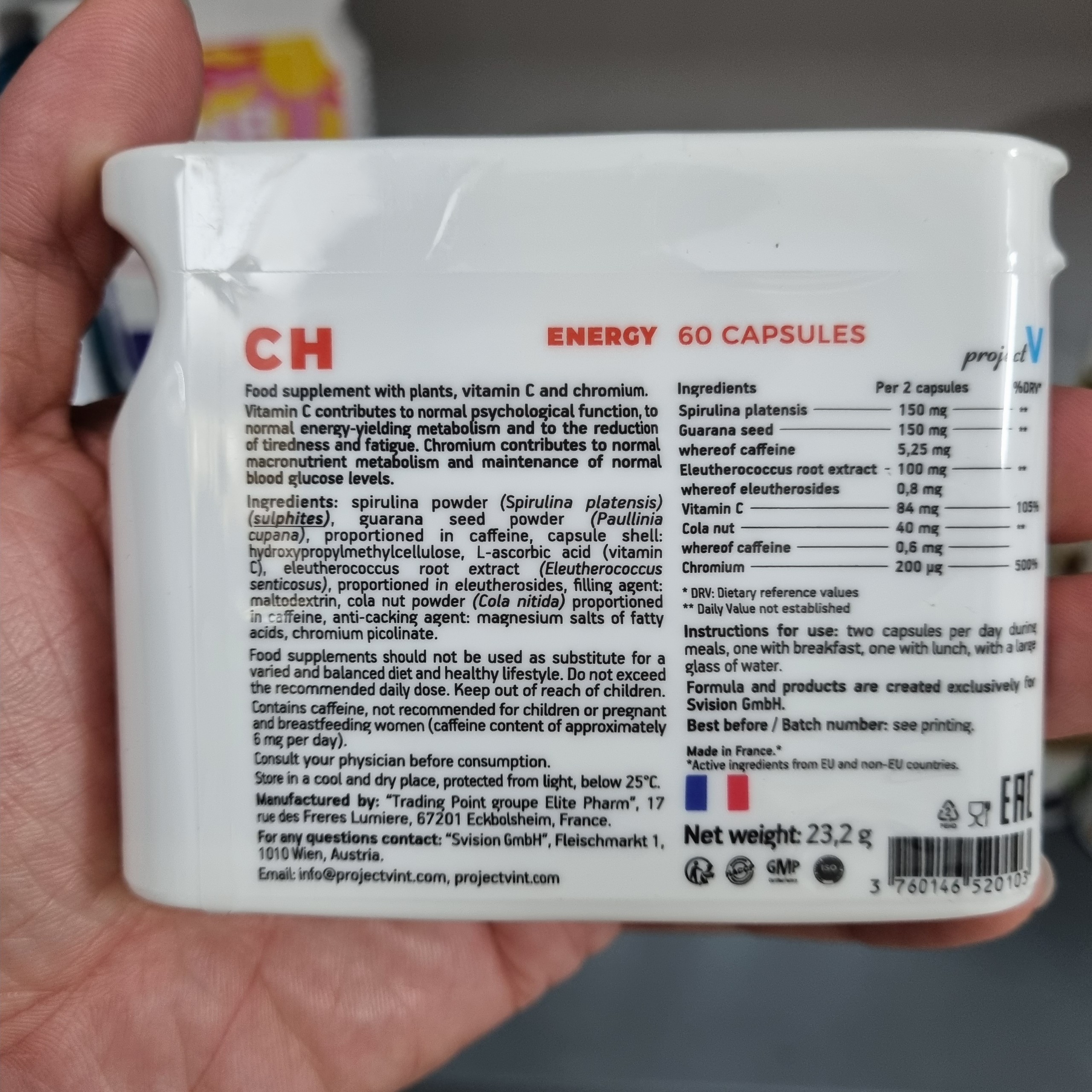 Project V - CH (Chromevital) | Năng lượng cho cơ thể