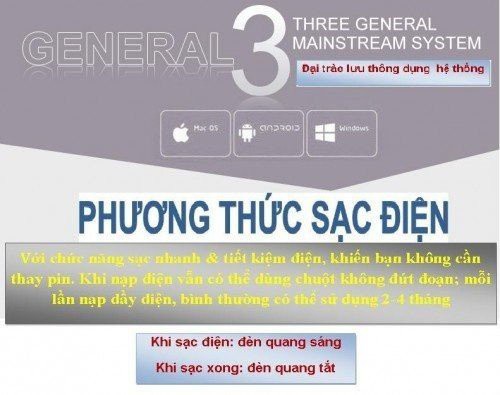 Chuột không dây đèn led