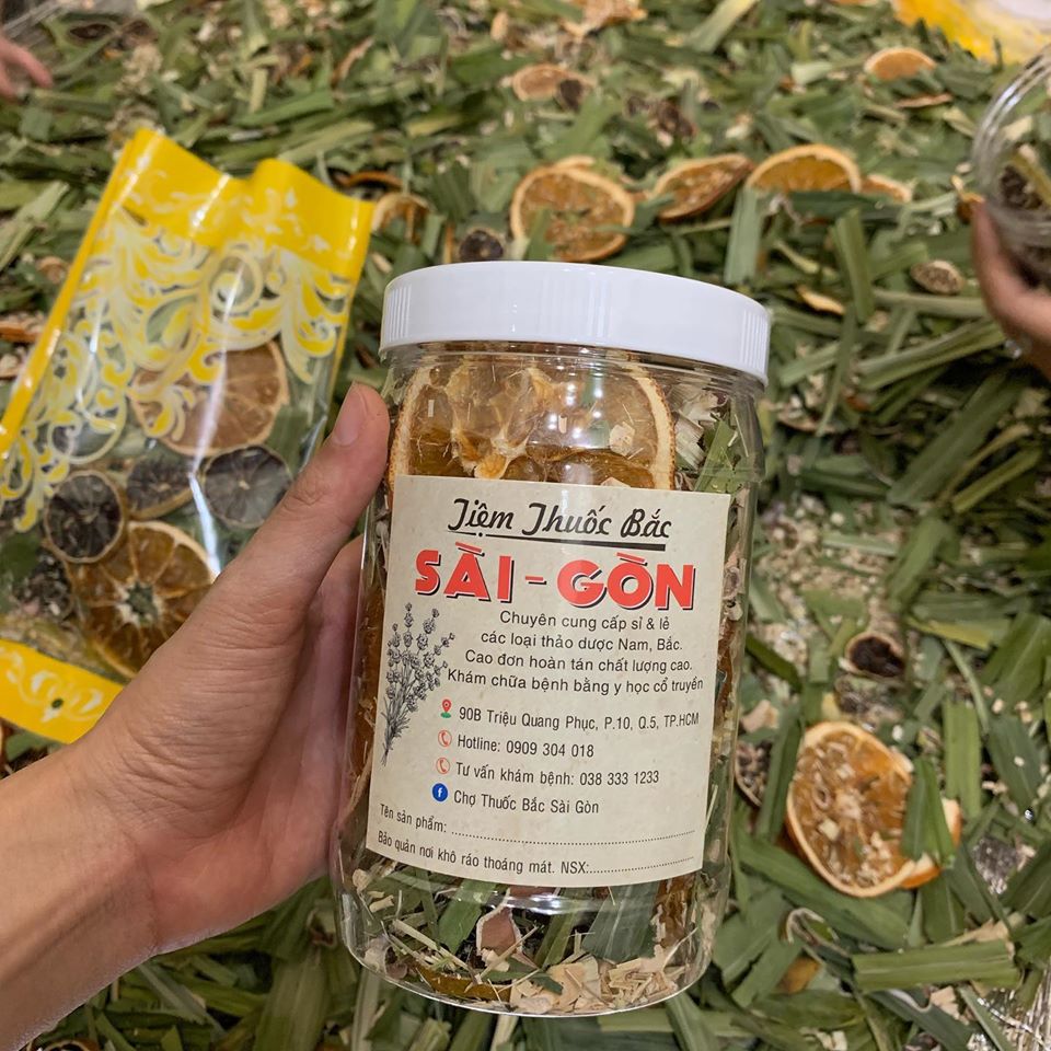 Trà Chanh Sả Lá Dứa Gói 50g