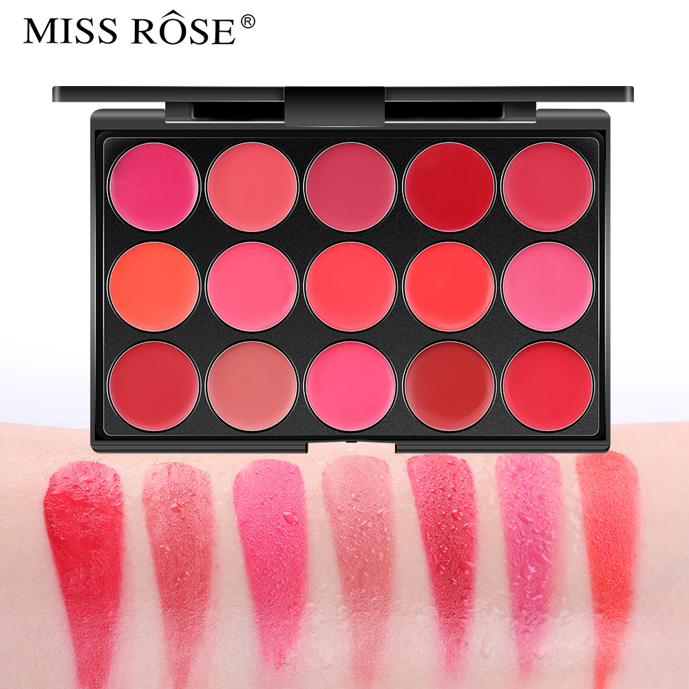 Bảng son lì 15 màu Miss Rose