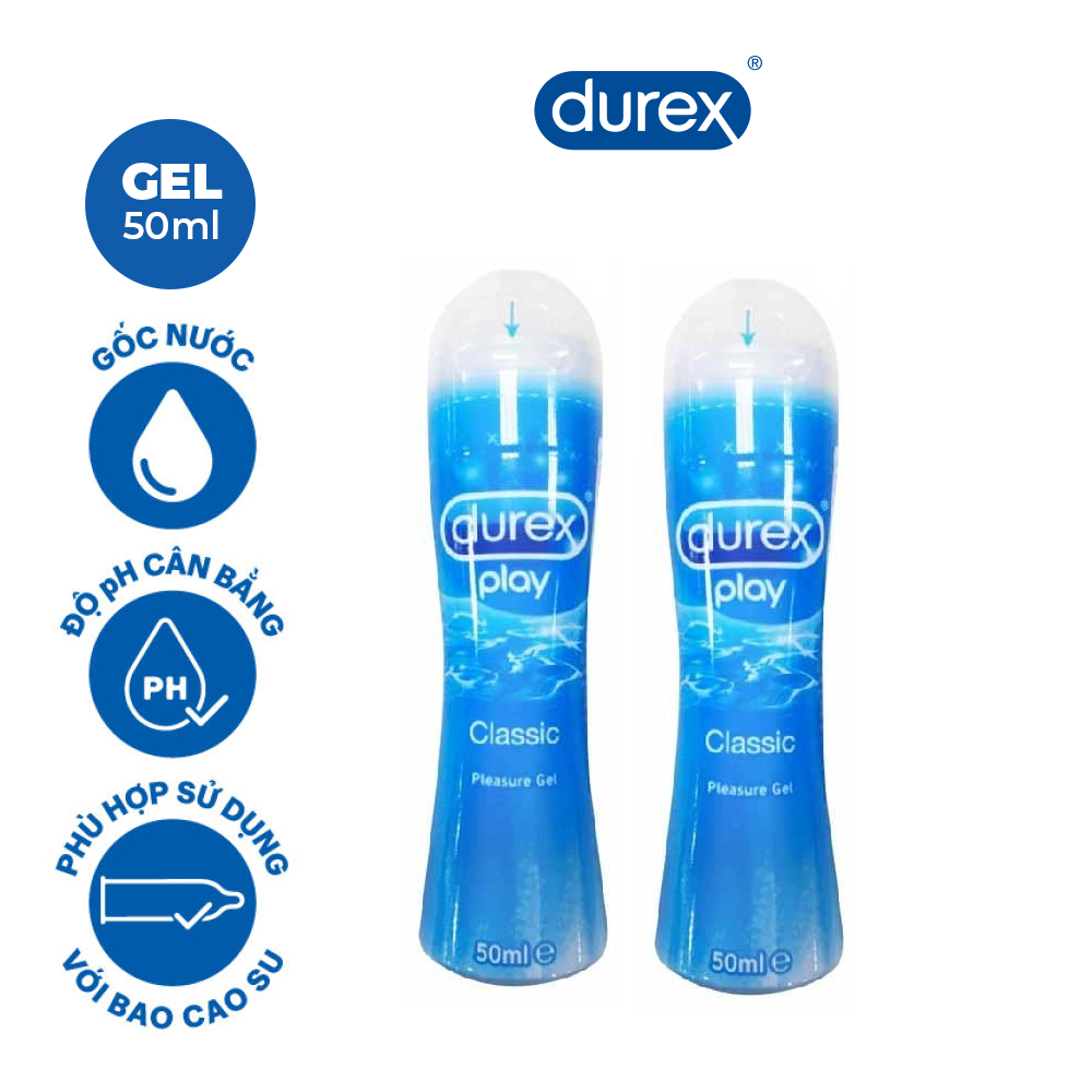 Combo 2 chai Gel bôi trơn Durex Play Classic 50ml