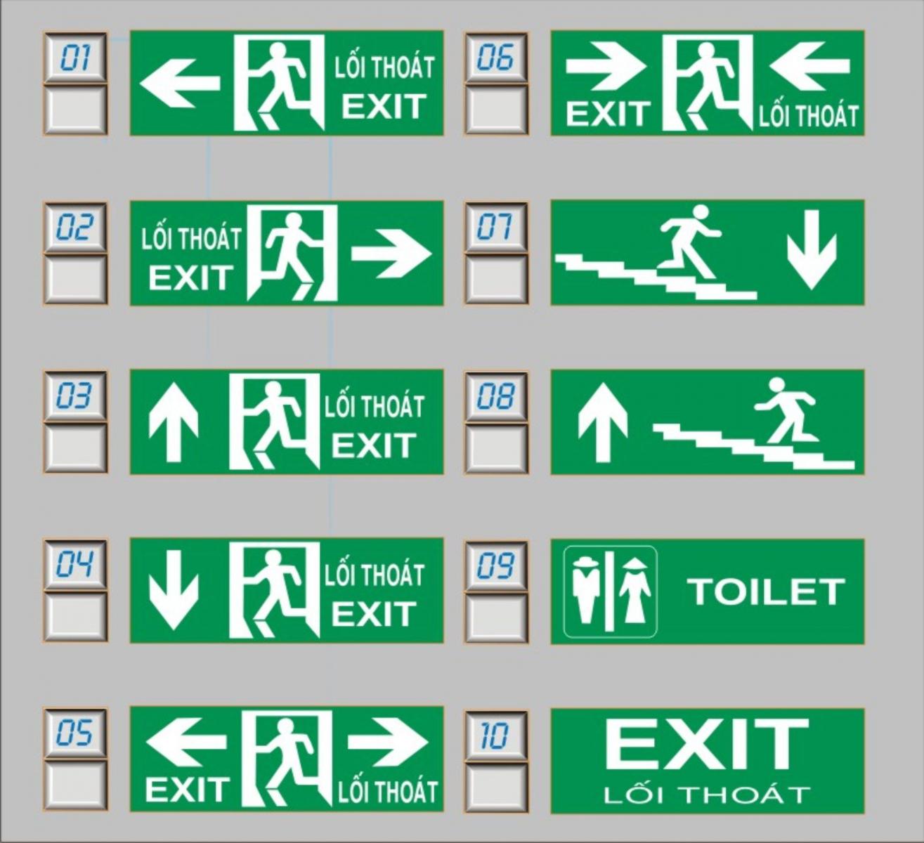 [HCM]Đèn Exit mắt ếch Sự Cố Khẩn Cấp Chiếu Sáng Kết Hợp Biển Chỉ Dẫn Thoát Nạn, ĐÈN SỰ CỐ KẾT HỢP EXIT 2IN1 .Đèn cảnh báo sự cố kết hợp đèn exit chỉ xuống cầu thang.
