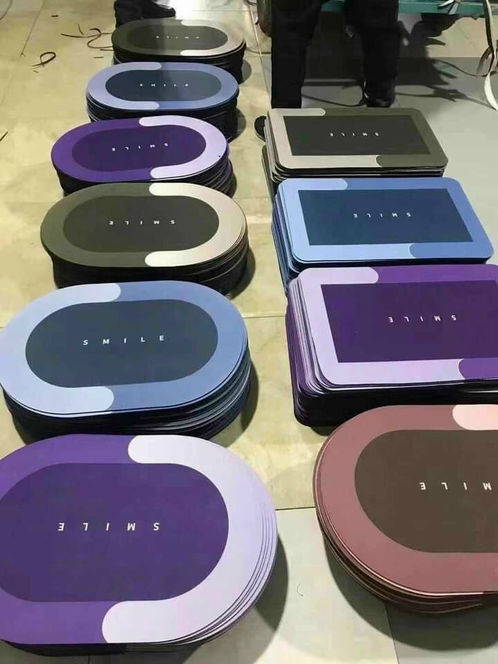Thảm lau chân silicon siêu thấm hút, khô chân nhanh, chống trơn trượt để nhà tắm, nhà bếp giadungnghiquan G042