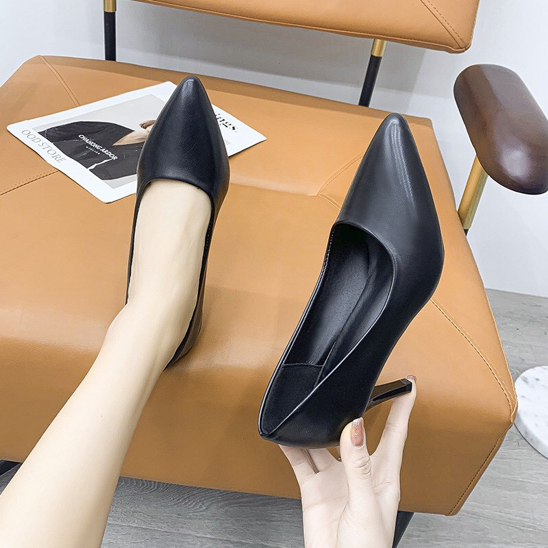 Giày Nữ Công Sở Gót Nhọn 5cm + 7cm