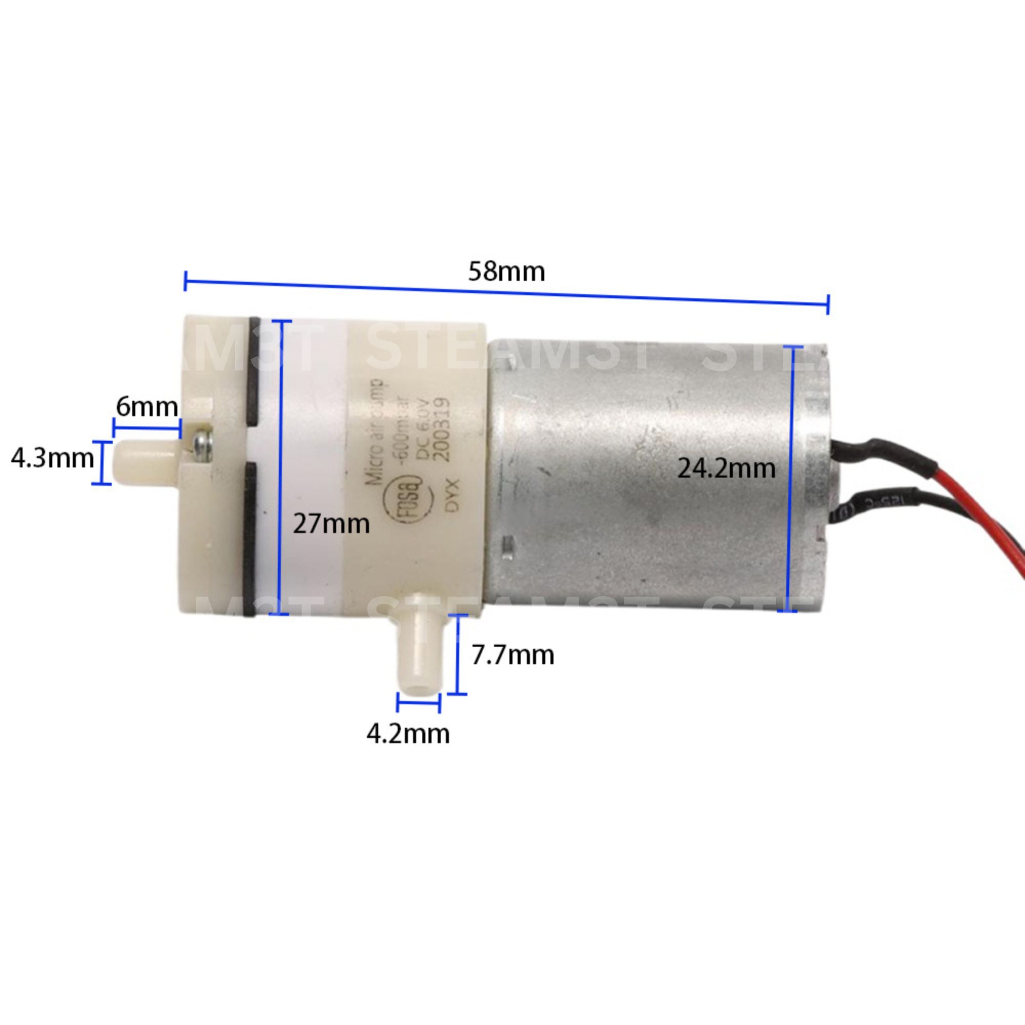 [HCM]Máy bơm khí bơm oxy 370 mini điện áp 5V - 6V - LK0124-2