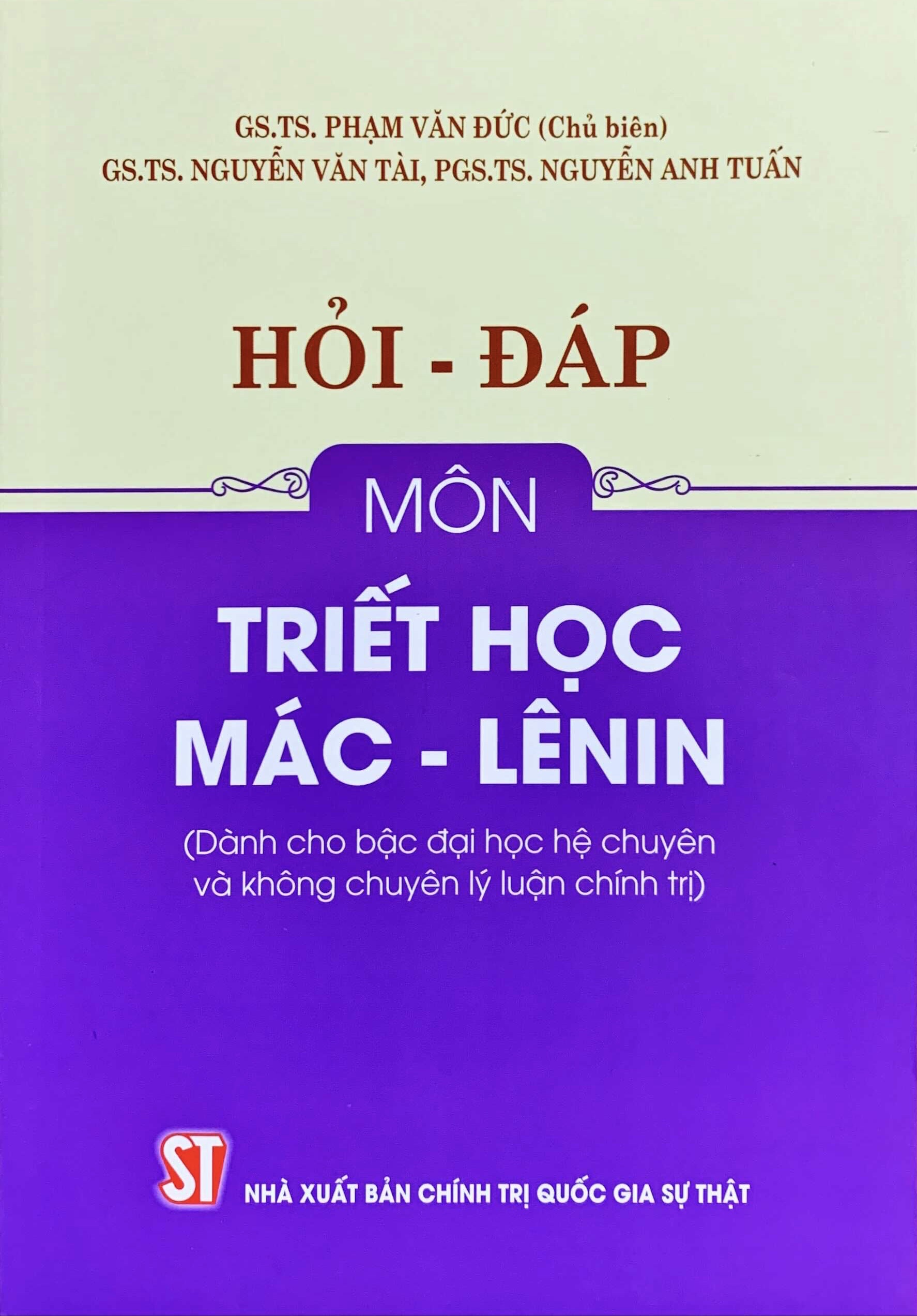 Hỏi đáp môn triết học Mác Lê Nin