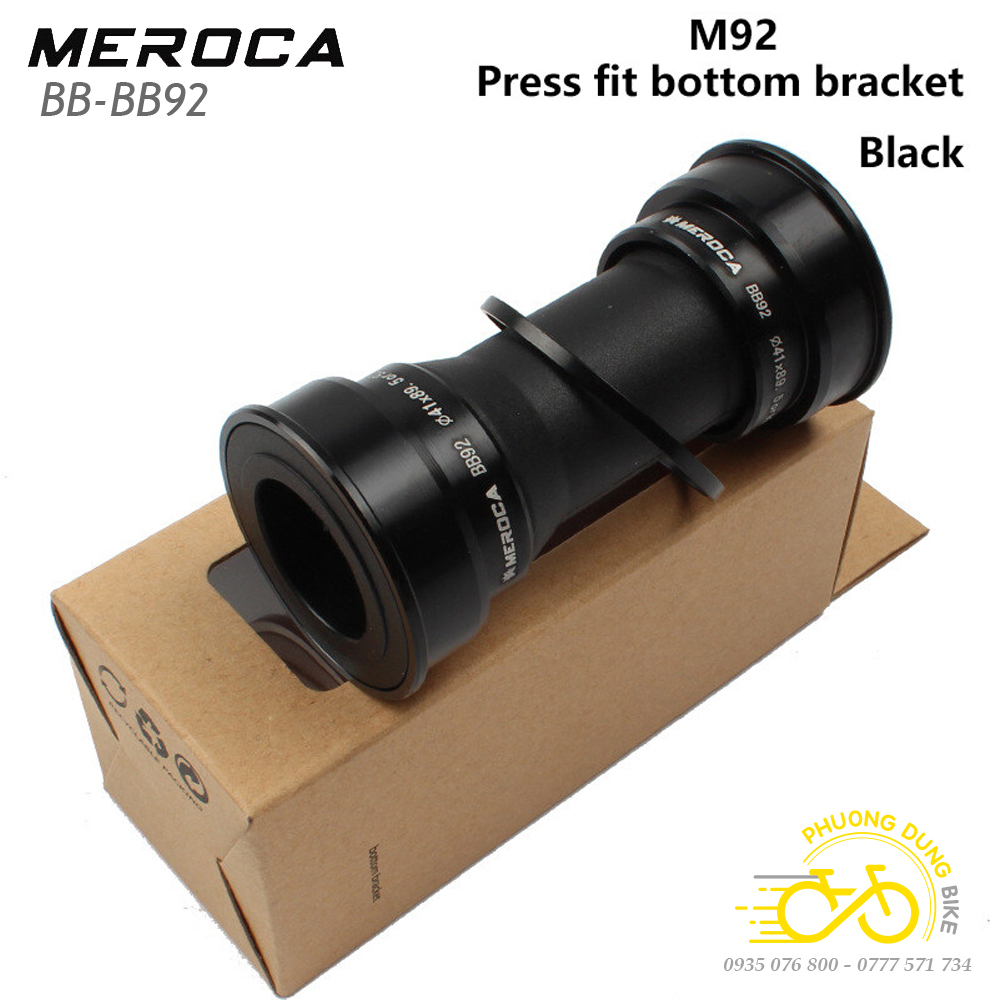 Trục giữa cốt rỗng xe đạp meroca bb92
