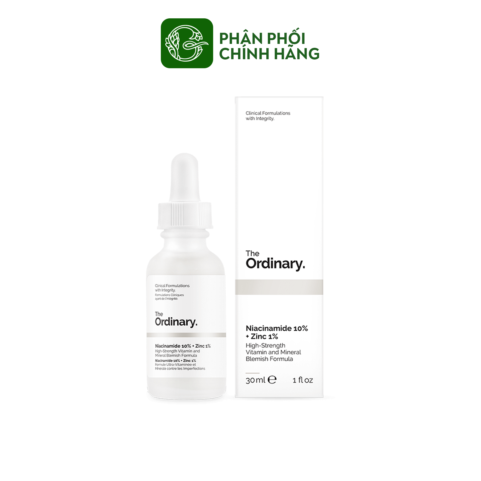 Tinh chất giảm mụn The Ordinary Niacinamide 10% + Zinc 1% 60ml