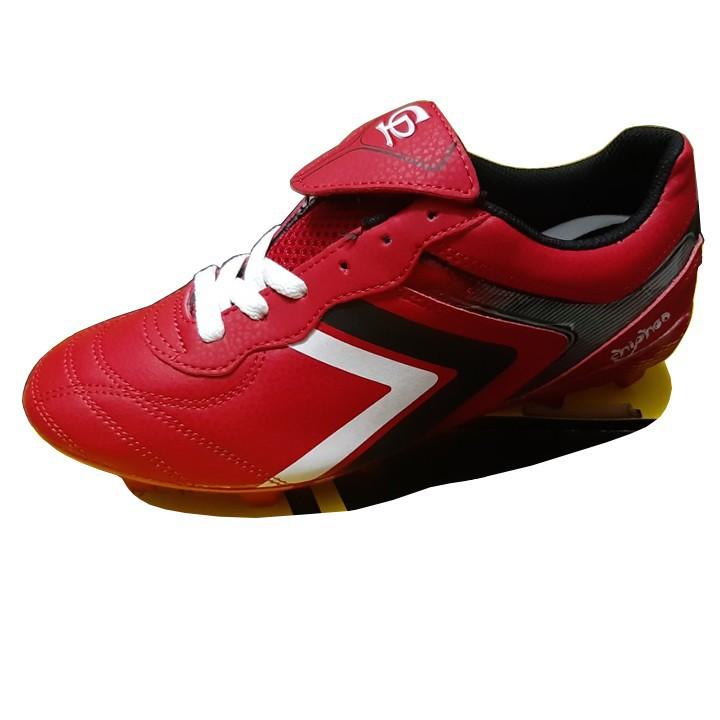 Giày Đá Banh Đinh Lớn Đinh Lớn Màu Đen Đỏ ( Size 35 đến 44 )