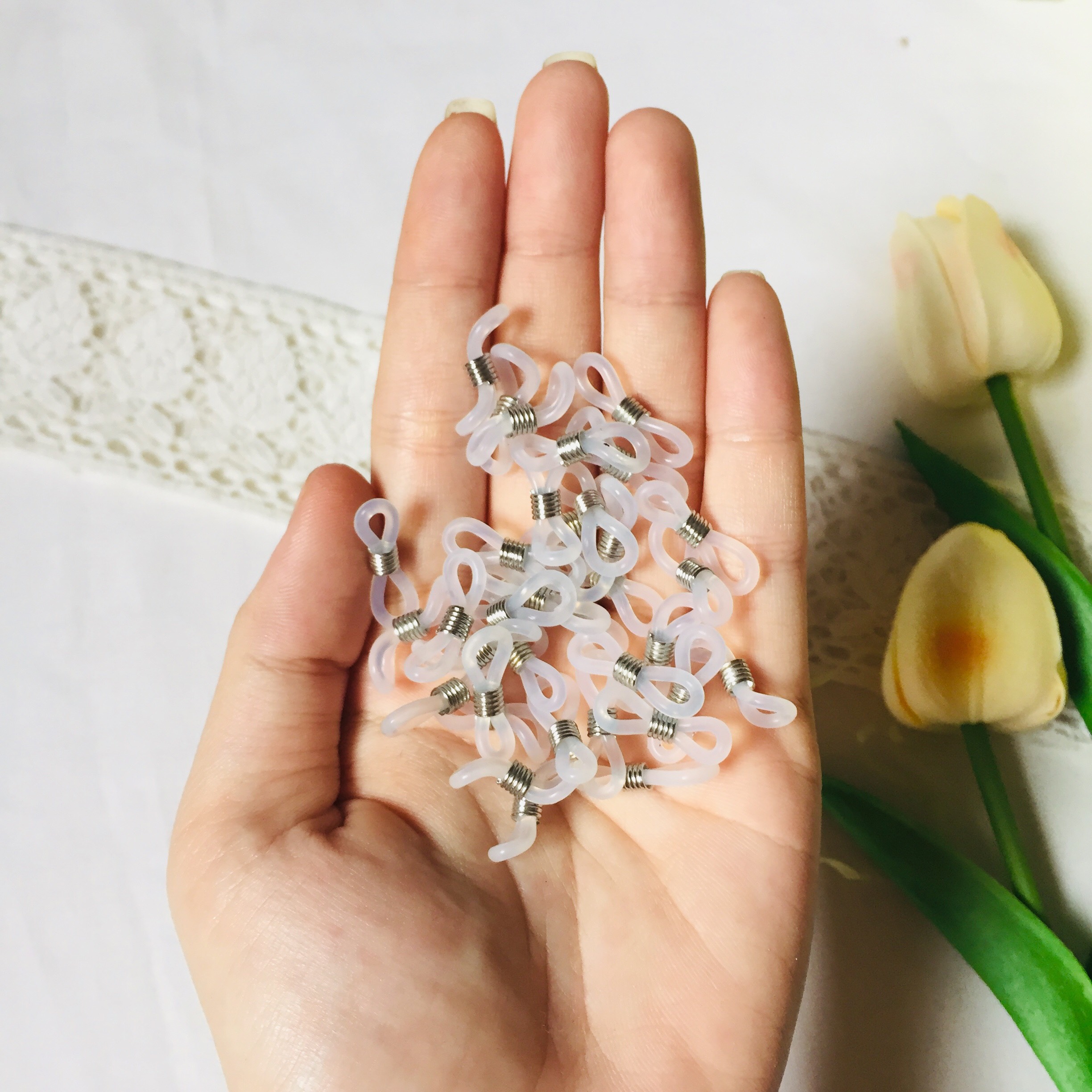 Móc cao su đeo kính chống trượt, giữ kính