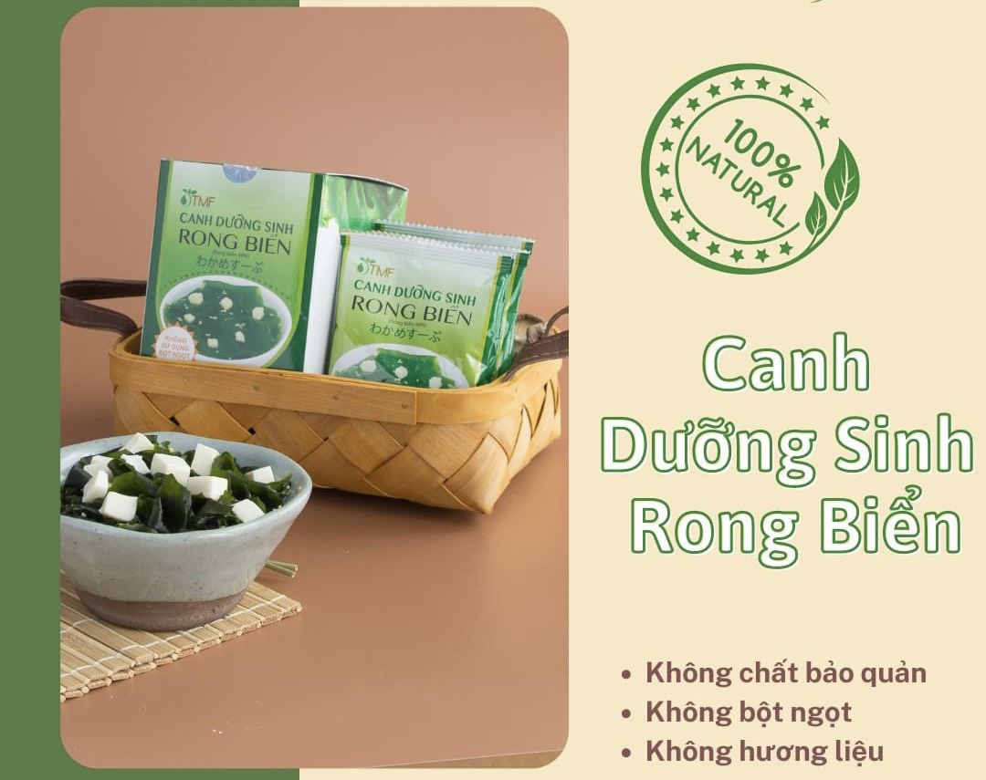 Canh dưỡng sinh rong biển