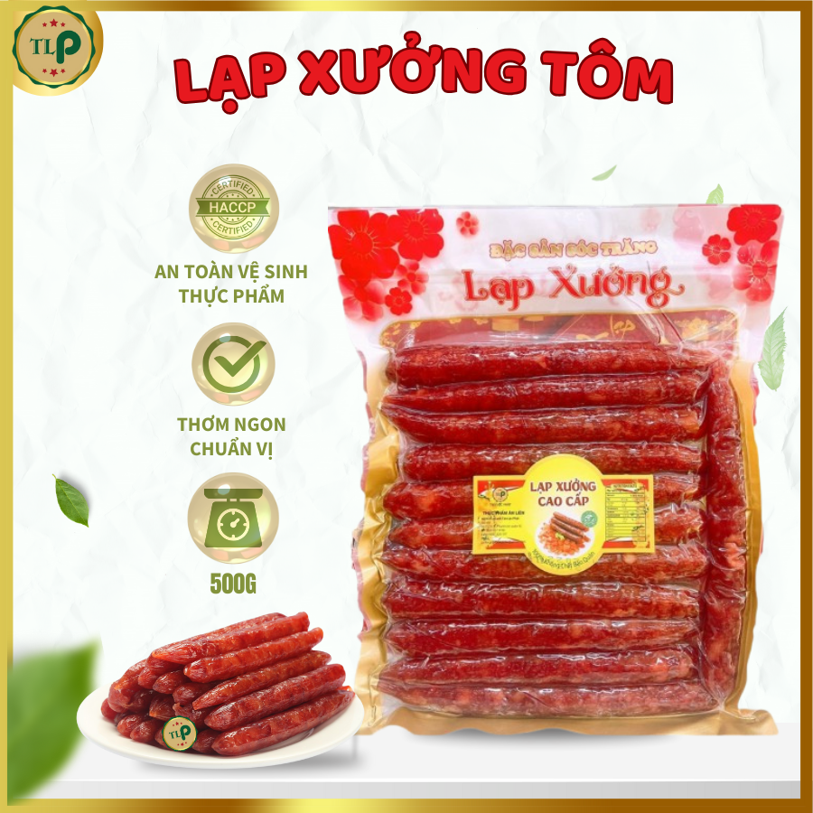LẠP XƯỞNG TÔM ĐẶC BIỆT TLP - BỊCH 500G