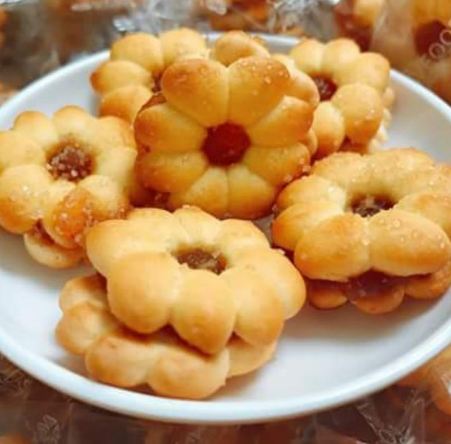 500g bánh bông mai Thái Lan nhân mứt dứa thơm giòn