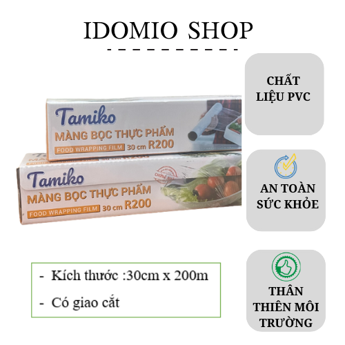 [HCM]Màng Bọc Thực Phẩm Tamiko 30cm x200m