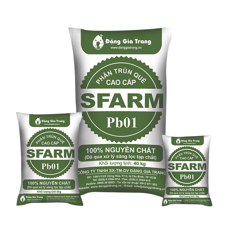 Phân Trùn Quế Sfarm Phân Hữu Cơ Sạch Bao 5kg (PSF-001-05KG)