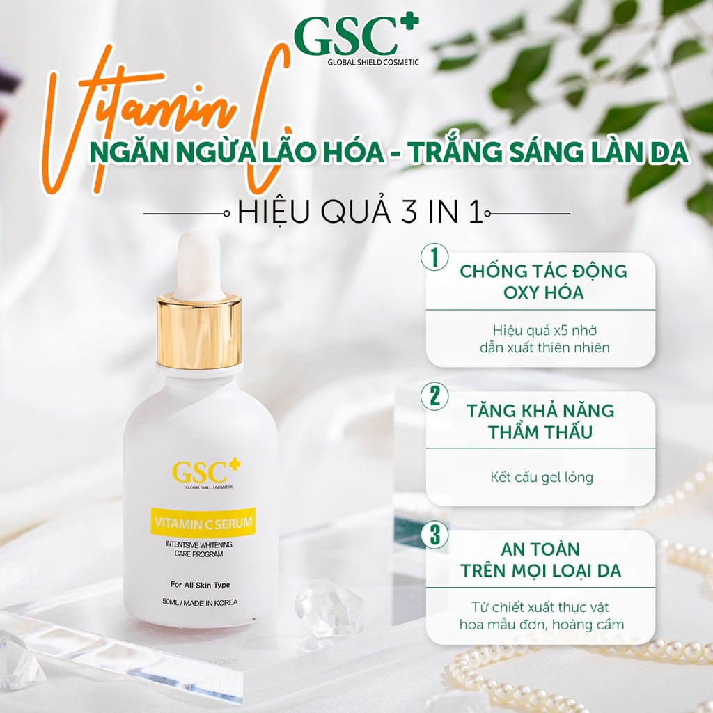Tinh Chất Sáng Da Trị Thâm GSC Vitamin C Serum