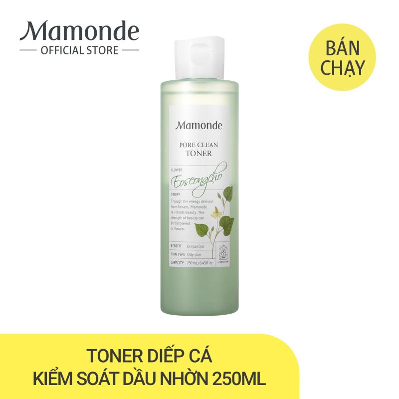 Nước cân bằng làm sạch dầu nhờn và ngăn ngừa mụn Mamonde Pore Clean Toner 250ml nhập khẩu