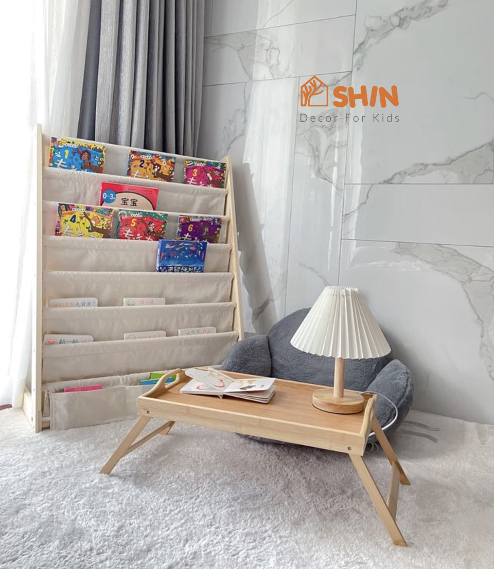 Kệ sách giá sách gỗ cho trẻ em
