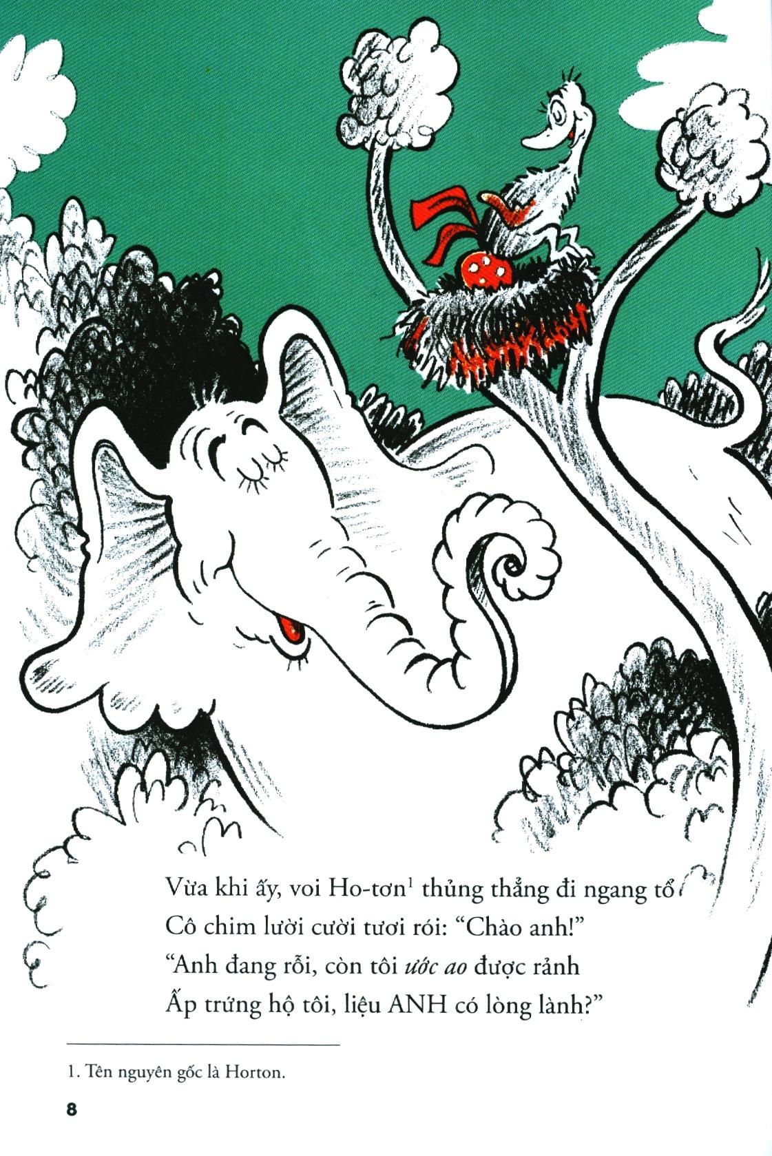 Sách - Dr. Seuss - Voi Ho -tơn ấp trứng