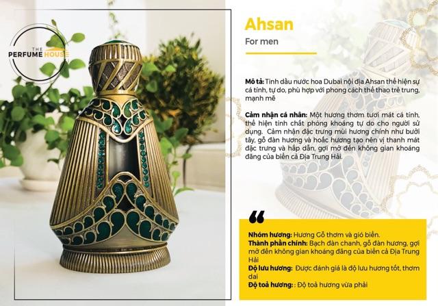 TINH DẦU NƯỚC HOA DUBAI NỘI ĐỊA AHSAN