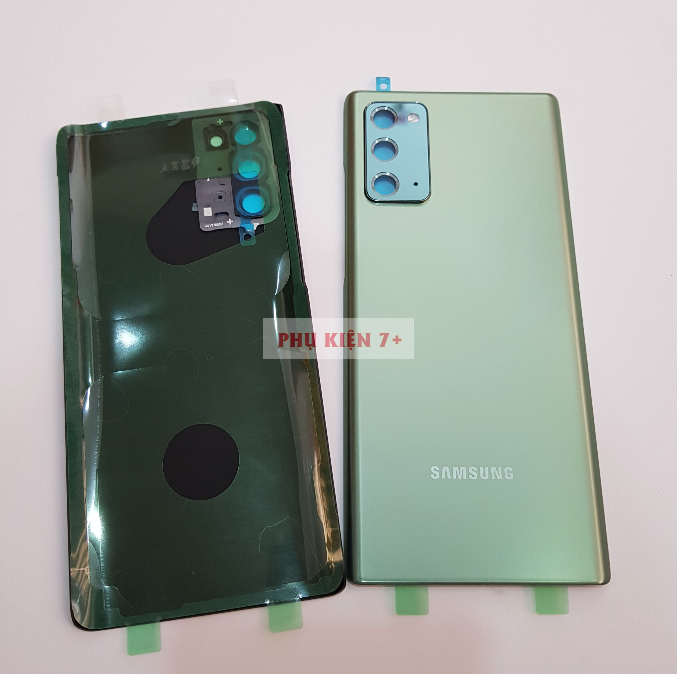 Nắp Lưng Samsung Note 20 5G có sẵn kính cam và ron keo
