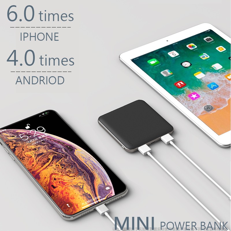 SẠC 2 THIẾT BỊ CÙNG LÚC - PIN SẠC DỰ PHÒNG MINI POWER BANK 10000MAH - SẠC CỰC NHANH-PIN TRÂU SIÊU BỀN - AN TOÀN CHO THIẾT BỊ