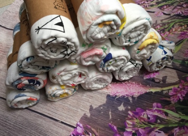 Khăn cuộn Aden Muslin