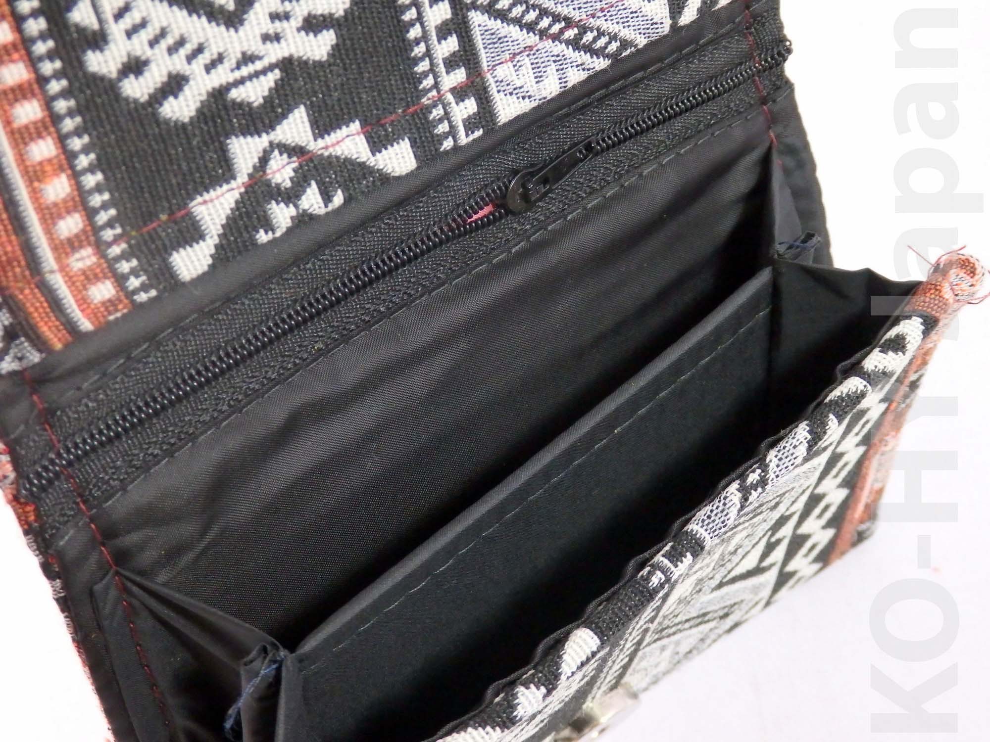 [HCM]Ví thời trang No brand Ethnic pattern folded wallet