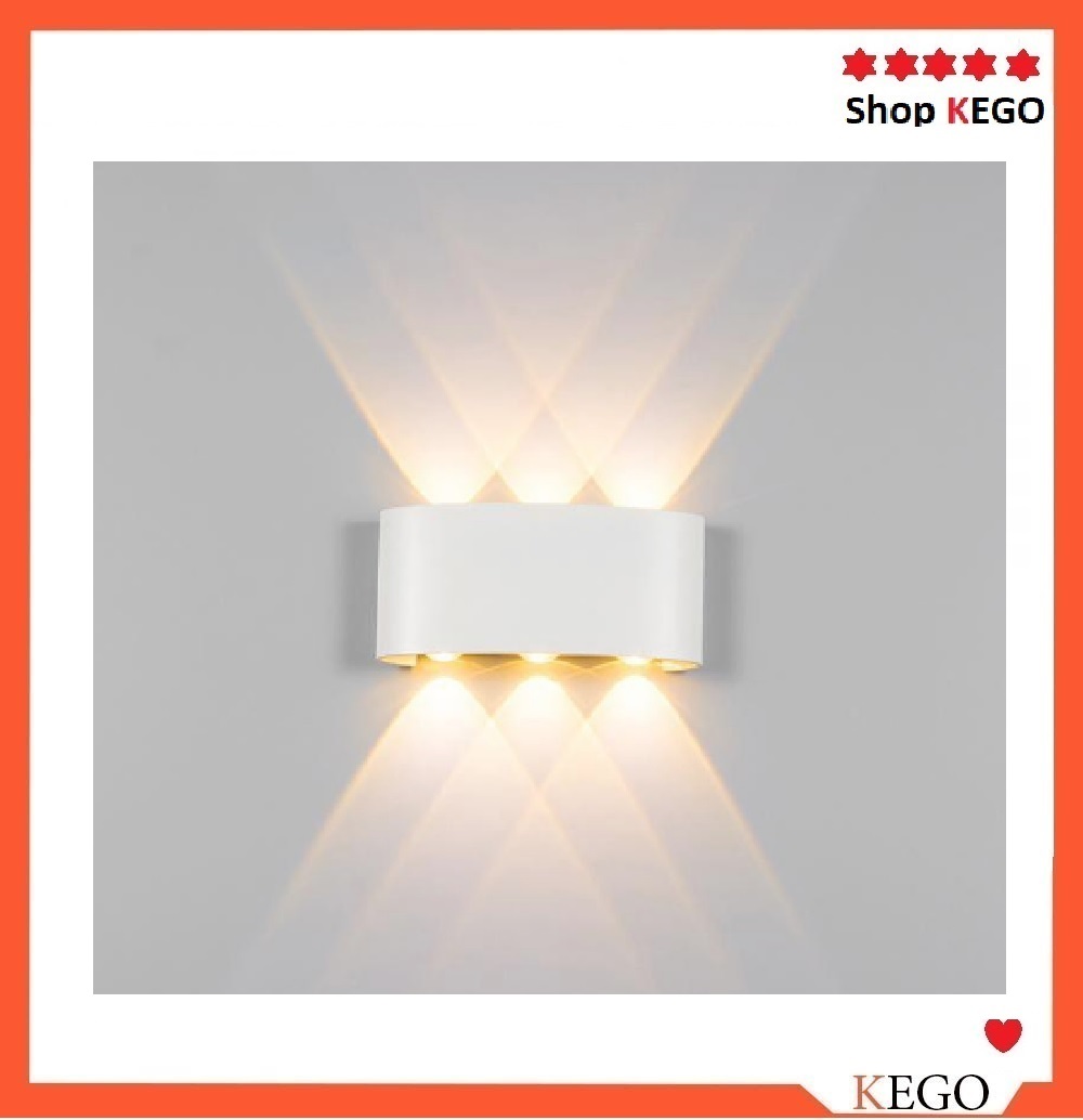 Đèn treo tường hắt 2 đầu 6w a9905 đèn gắn tường đèn led chiếu sáng tc