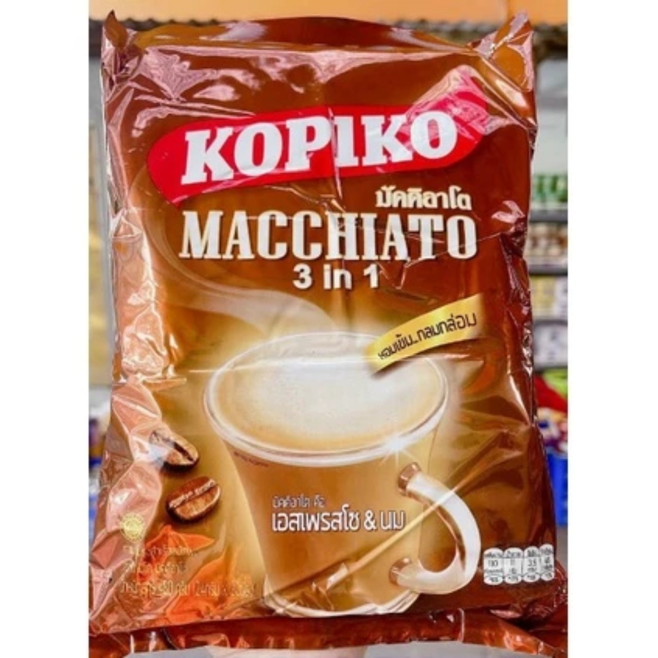 [siêu hot] Cà phê 3in1 Kopiko Macchiato Thái Lan Bịch 20 gói