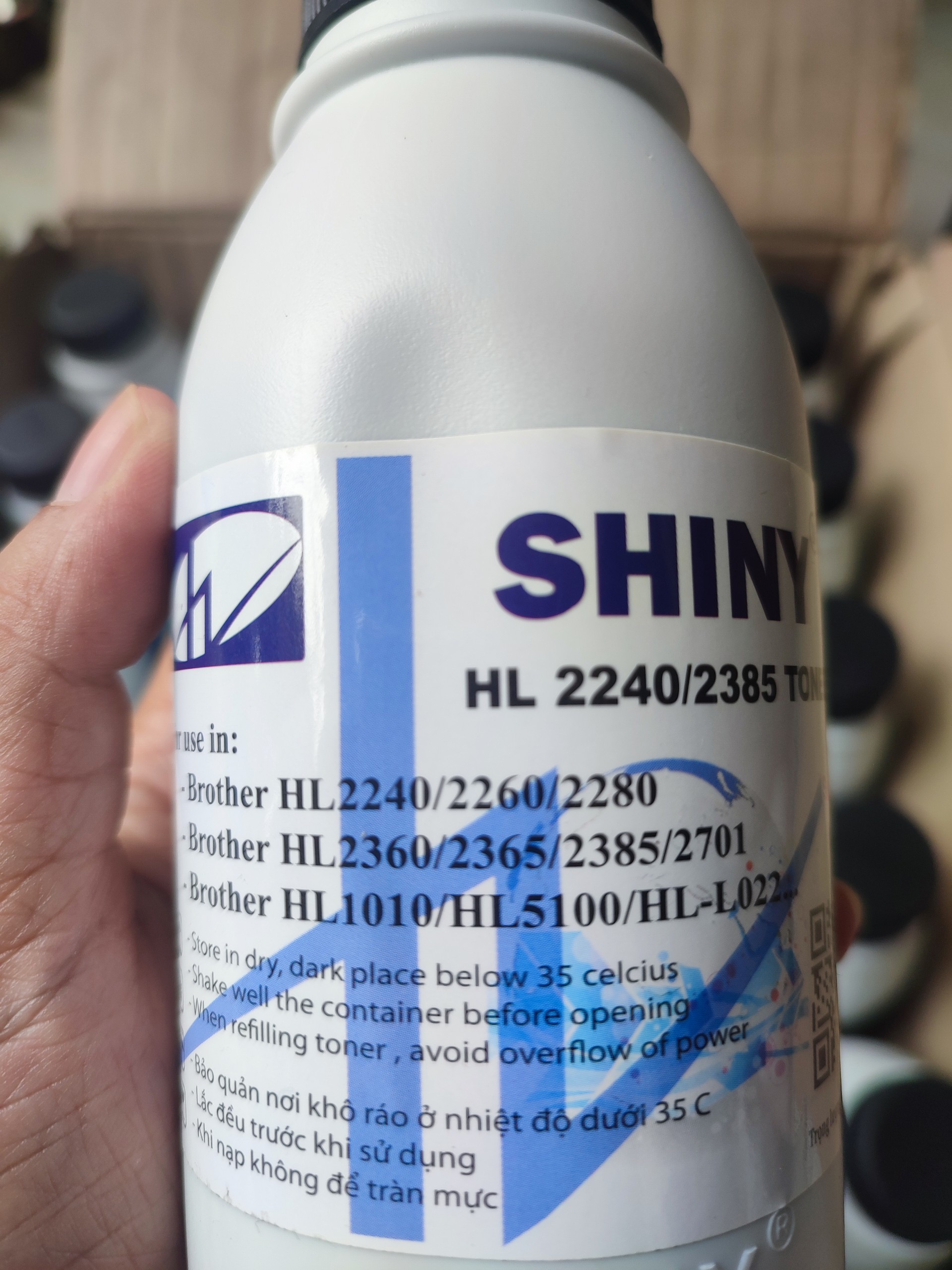 Mực nạp dành cho máy in laser Brother trắng đen