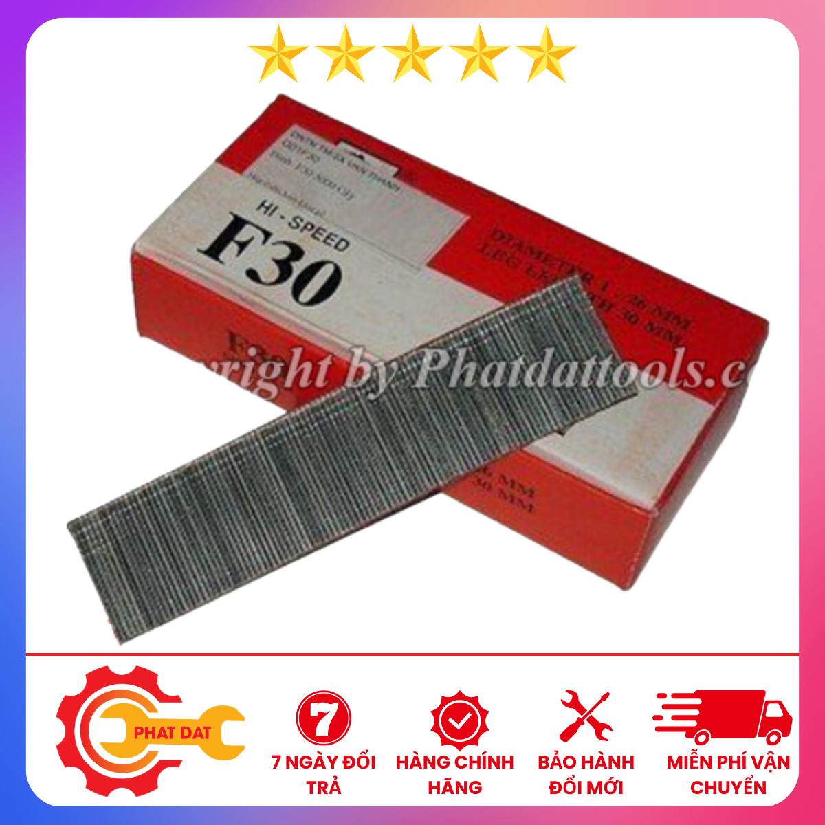 Đinh bắn gỗ công nghiệp F30