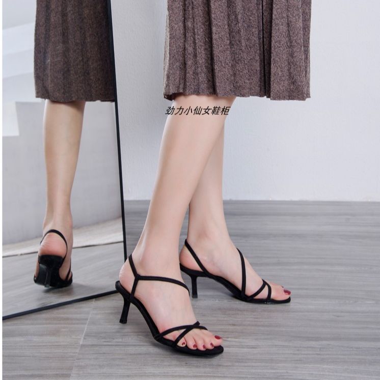 SANDAL GÓT NHỌN CHỮ X CÁ TÍNH MÃ VNXKS20