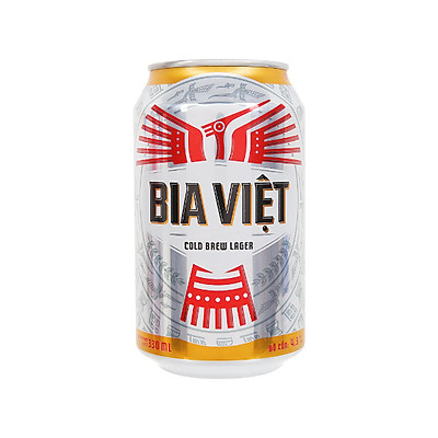 Thùng 12 Lon Bia Việt 330ml/lon
